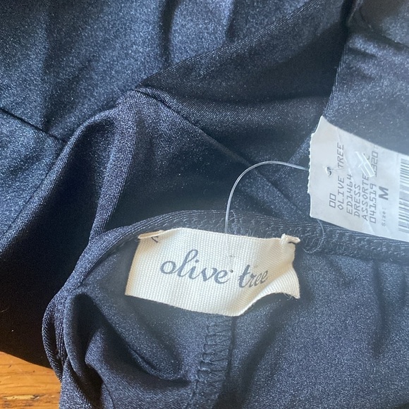 Fashion Q Black Waist Wrap Around Mini Spaghetti Dress Size Medium - Picture 9 of 12